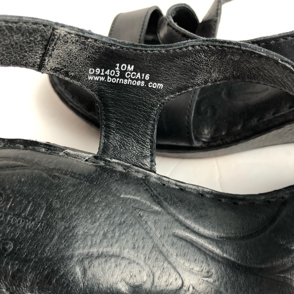 born leather sandals